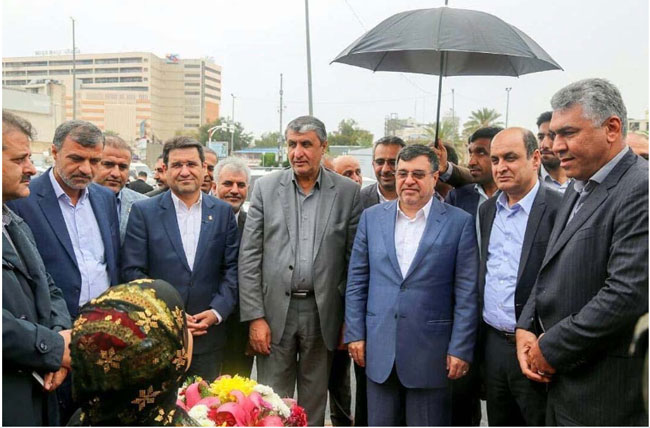 افتتاح پروژه ساماندهی ورودی بند شهید حقانی